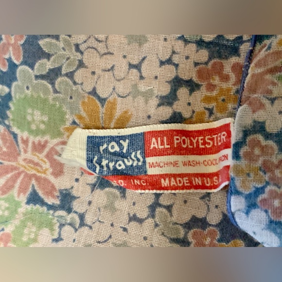 Vintage Mid Century All Polyester RAY STRAUSS Scarf Wrap Bandanna Kerchief - Picture 12 of 15